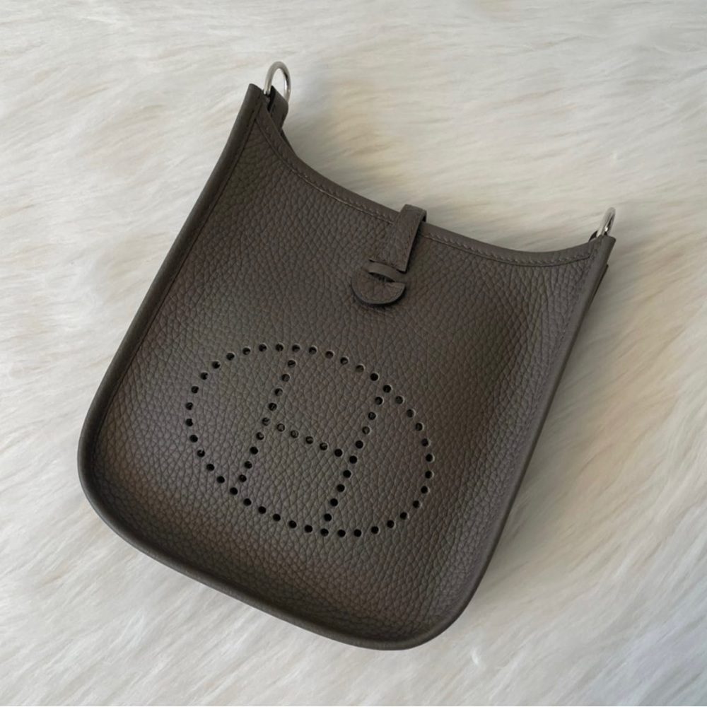 💜SOLD💜 HERMES🍊 Evelyne 16 mini TPM - Etain PH - Picture 4 of 13